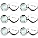 Cafurty 2Pcs New Magnifier 10 x 21mm Jeweler Loupe Eye Glass Loop Magnifying