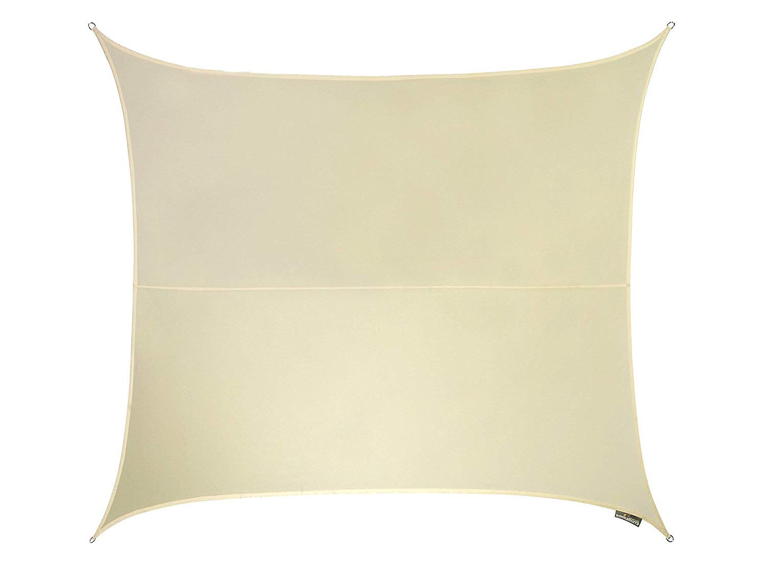 Kookaburra Waterproof Garden Sun Shade Sail Canopy in Ivory 98% UV Block (3m Square) — image 1