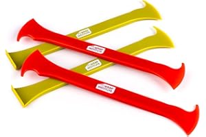 The Wrap Institute - Vinyl Wrap Tool - Double Axe Red & Single Axe Green Combo (4-Pack)