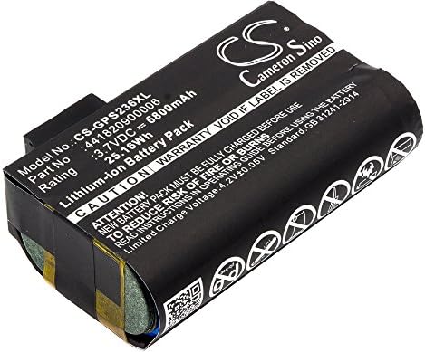 GAXI Battery for Getac PS236, PS336 Replacement for Getac 441820900006 6800mAh Barcode Scanner Battery