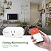 Alexa Smart Wifi Plug Mini - Voion Wifi Socket Outlet (2 Pack) with Energy Monitoring, Compatible with Alexa, Google Assistant and IFTTT, Control Your Lights, Appliances From Your Phone