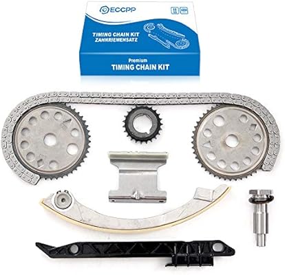 Amazon Com Eccpp Engine Timing Chain Kit Guide Tensioner Sprocket Fits For Buick Chevy Gmc Pontiac Saab Saturn 2 0l 2 2l 2 4l L4 12680750 9 4201s 9 4201sx Automotive