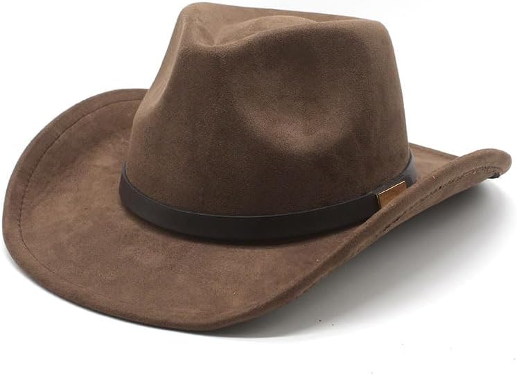 LIDHAY Cowboy Hat for Women Men with Shapeable Wide Brim  display picture 3