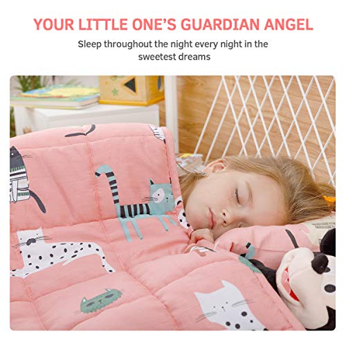 Mr. Sandman 5 lbs Weighted Blanket for Kids Twin Size Bed, Perfect for