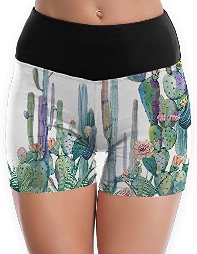 Cactus Women's Fashion Polyester Yoga Shorts Yoga Exercise Tight Sports Shorts
