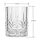 Lily's Home Acrylic Double Old Fashioned Whiskey Tumbler - Set of 4 Premium Indoor / Outdoor Whisky Scotch Tumblers - Shatterproof, Reusable, Dishwasher Safe