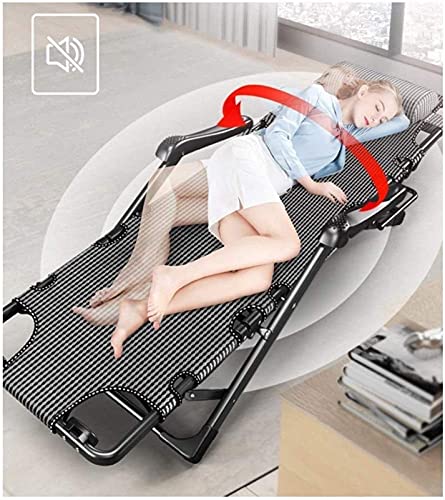 PAKUES-QO Liege Garten Liegen und Liegen Sonnenbank Schwerelosigkeit Stuhl Gartenmöbel Klappbett für den Strand Pool… – Bild 7