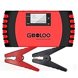 GOOLOO 800A Peak 18000mAh Car Jump Starter (Up to 7.0L Gas or 5.5L Diesel Engine) Portable Phone Charger Auto Battery Booster Power Pack, Built-in LED Light and Smart Protection