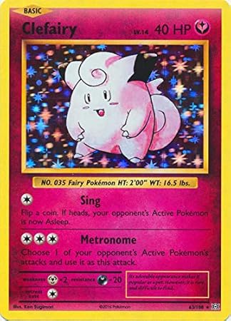 Amazon Pokemon Clefairy 63 108 Xy Evolutions Holo トレカ 通販