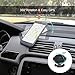 Magnetic Cell Phone Holder for Car Dashboard by Baseus 360 Degree Rotation Car Phone Mount with 2Pcs Metal Plate Cell Phone Cradle Mount Compatible with iPhone Xs XR XS Max X 7 8 Plus or More