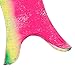 PGXT Girls 3 Pcs Mermaid Tail Rainbow Fish scale Bathing Suit Swimwear