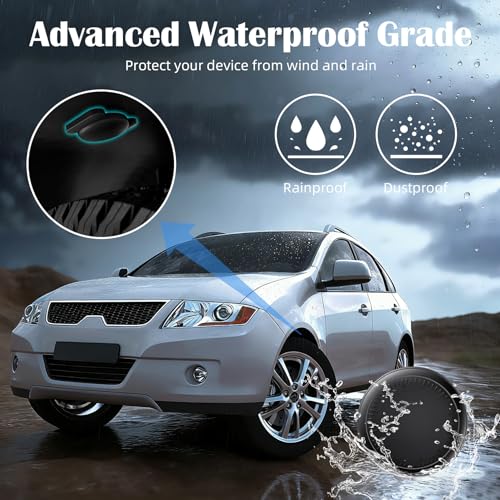 Car GPS Tracker, Bluetooth Locator Compatible for Android without ABO, Global Coverage Real Time Magnetic Track GPS, Hidden Android Air Tracker for Car and Motorcycle