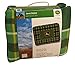 Springs Creative Products John Deere Green Plaid No-Sew Fleece Throw Kit