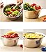 Stainless Steel Bowl,1.5QT Salad Bowl,Metal Bowls,Stainless Steel Basin,Heavy Duty Deeper Edge Mirror Finish Dishwasher Safe bowl (S)