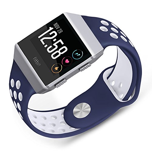For fitbit ionic bands, skylet soft silicone breathable…