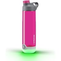 HidrateSpark TAP Smart Water Bottle, Tritan Plastic, Tap to Track Water Intake & Glows to Remind You to Stay Hydrated…