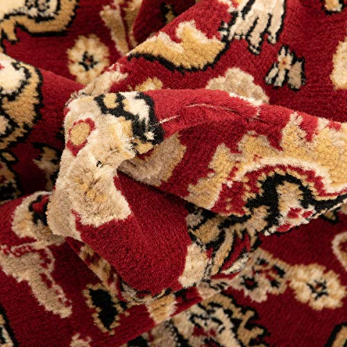 Well Woven Persa Nima Traditional Medallion Persian Red 3'11" X 5'3