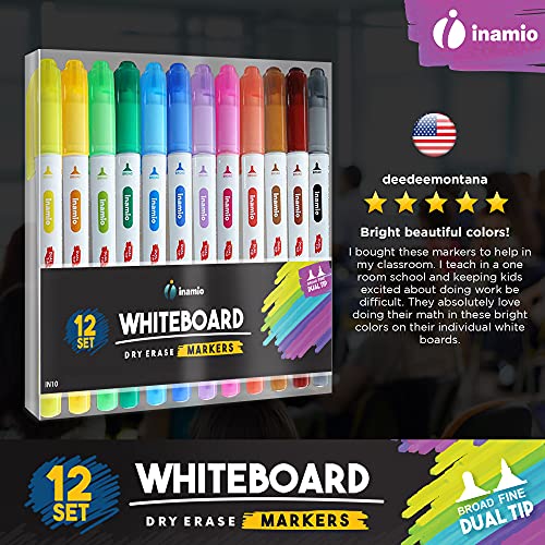 Dry Erase Markers for Whiteboard Ultra Fine Tip White Board Markers