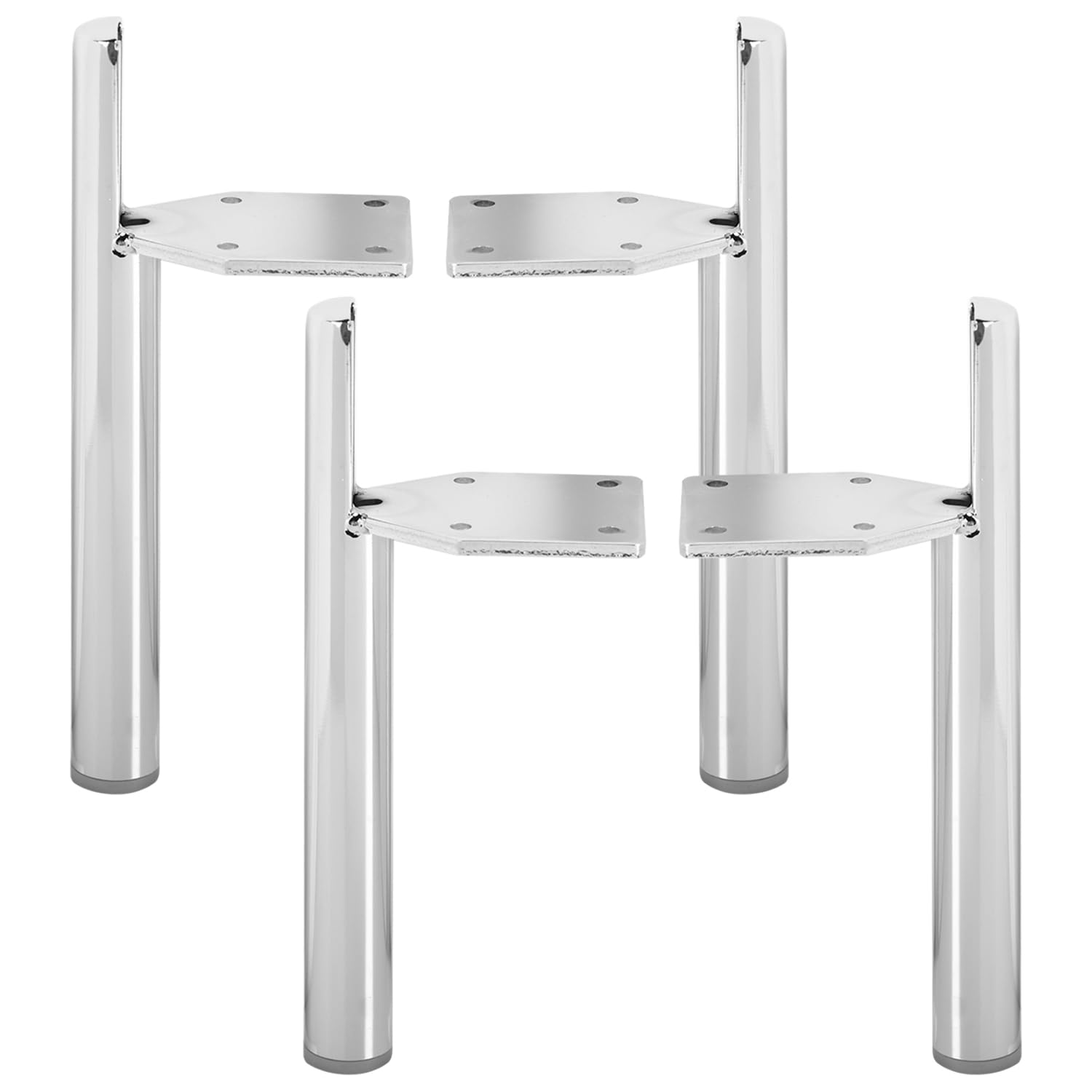 TCHOSUZ 5 inch / 13cm Metal Furniture Legs, Pack of 4 Mid Century Modern Side-Mounted Tapered Replacement Feet for Home DIY Projects Sofa Couch Ottoman TV Stand