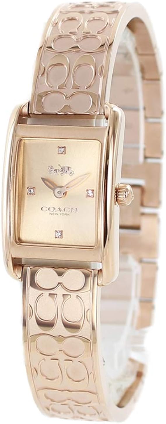 Amazon コーチ Coach レディース アリー クオール スクエアケース 四角 バングルタイプ 腕時計 ピンクゴールド 並行輸入品 レディース腕時計 腕時計 通販