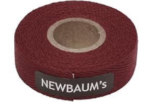 Newbaum's Cloth Bike Handlebar Tape (Maroon), 10 ft Roll Bike Bar Grip Tape (0.75” Wide), Cotton Bar Tape Road Bike, Adhesive Back Bike Tape for Handlebars – Maroon Grip Tape (22 Colors)