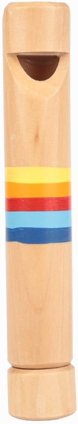 Dilwe Wooden Whistle Fipple Piccolo Kids Toy Push Pull Wood Flute Musical view 8