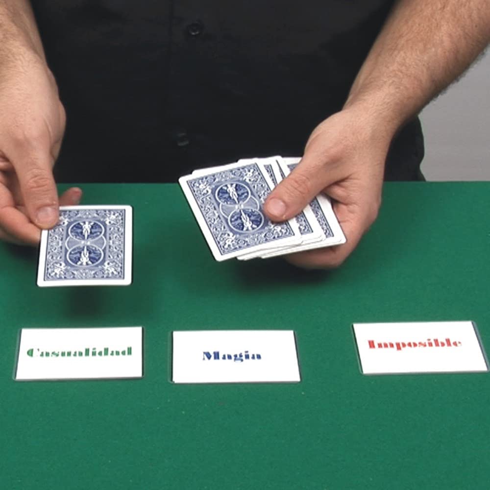 Magic, Casuality and Impossible - Magic game with video explanations. Much easier to understand. Scroll the image to the left and watch a video demo