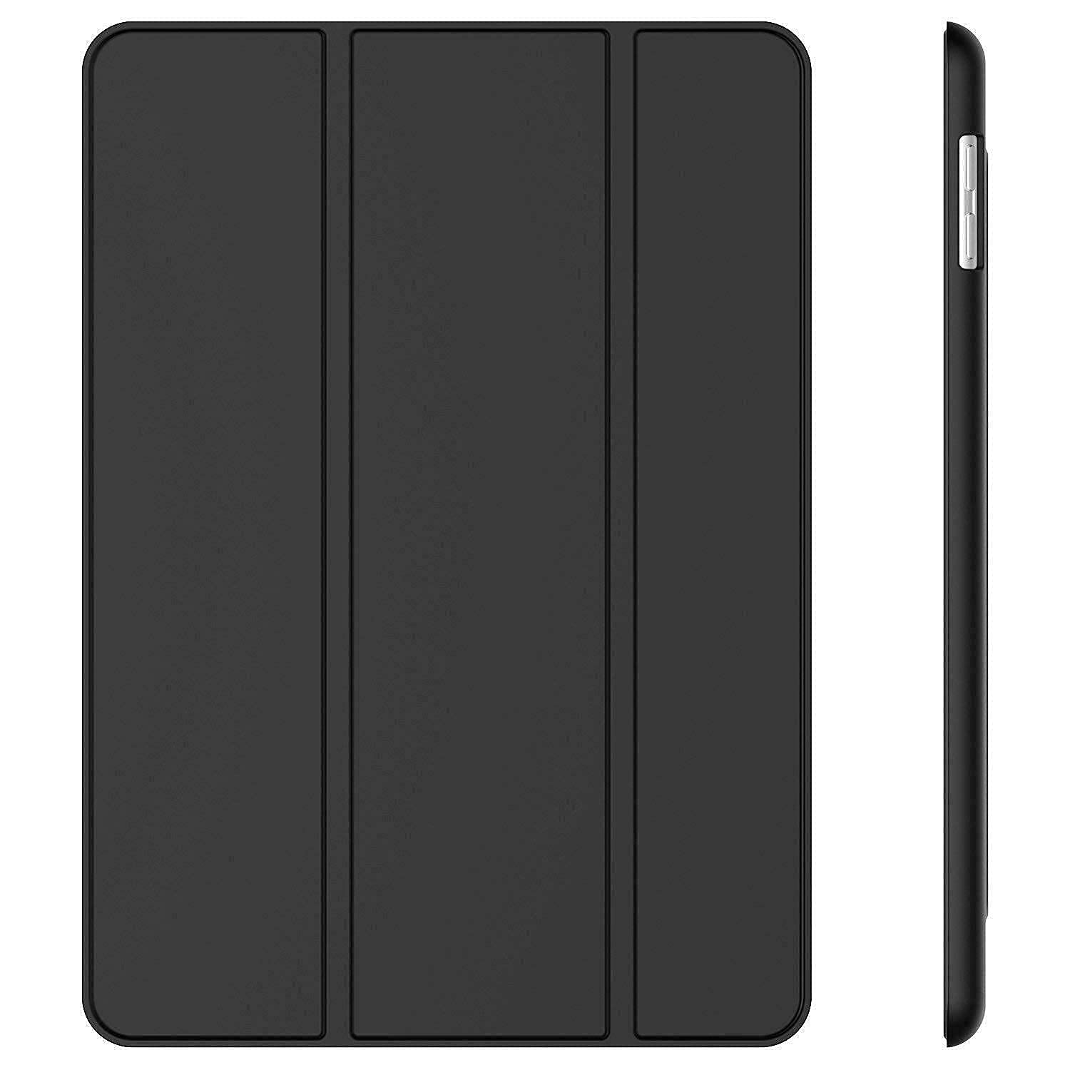 Case For iPad 9th Generation 2021/ 8th Gen 2020/ 7th Gen 2019,iPad 10.2 Case-Slim Lightweight Smart Shell Stand Cover with Translucent Frosted Back Protector for iPad 10.2"(Auto Wake/Sleep) (Black)