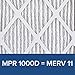 Filtrete AD01PL-2PK-6E MPR 1000D 16x25x1 AC Furnace Air Filter, Micro Allergen PLUS, 2-Pack (Holds 2X More Dust), 2 Count (Pack of 1)