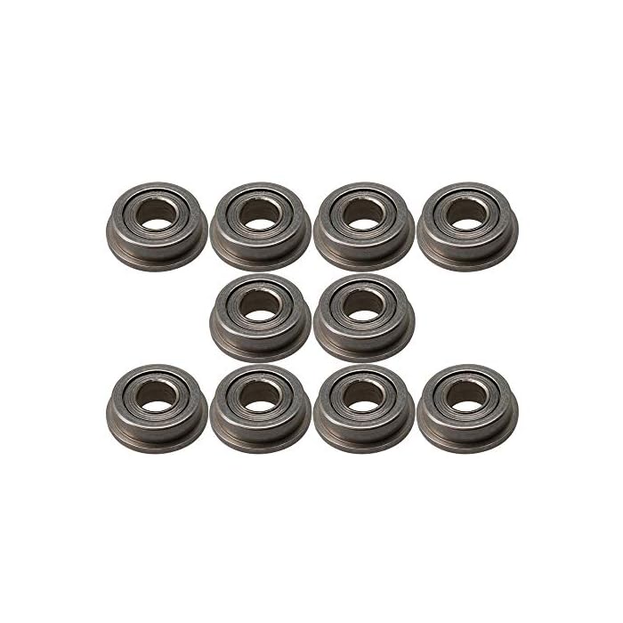 Buy CNBTR Miniature Silent Sliding Bearing 3x7x2.5mm MF73ZZ Flange Ball Bearings Reduce Friction