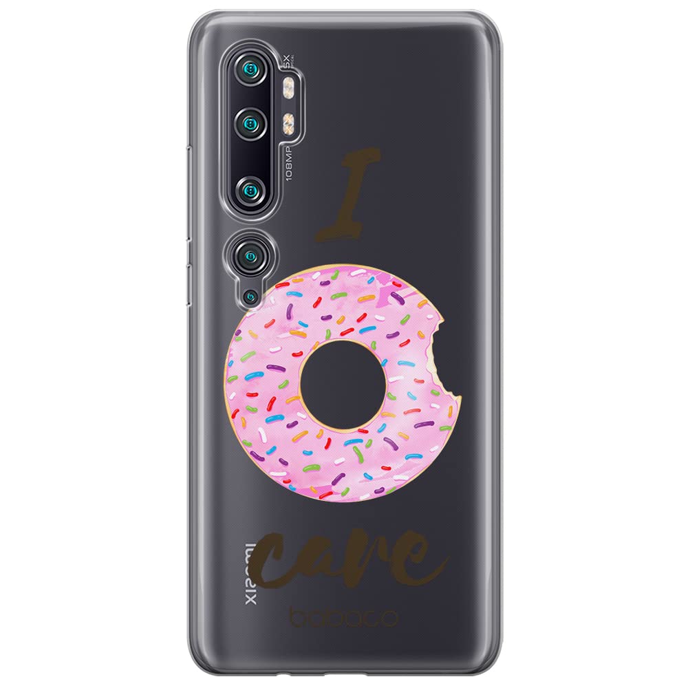 ERT GROUP mobile phone case for Xiaomi MI NOTE 10 / MI NOTE 10 PRO original and officially Licensed Babaco pattern Donut 001 optimally adapted to the shape of the mobile phone, partially transparent