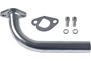 HXGXKBQ Miaowa Mini Bike Exhaust Pipe for Coleman CT200U BT200X Mini Bike,for GX160 GX200 Go Cart,for Predator 212cc 224cc 196cc Go Kart Parts