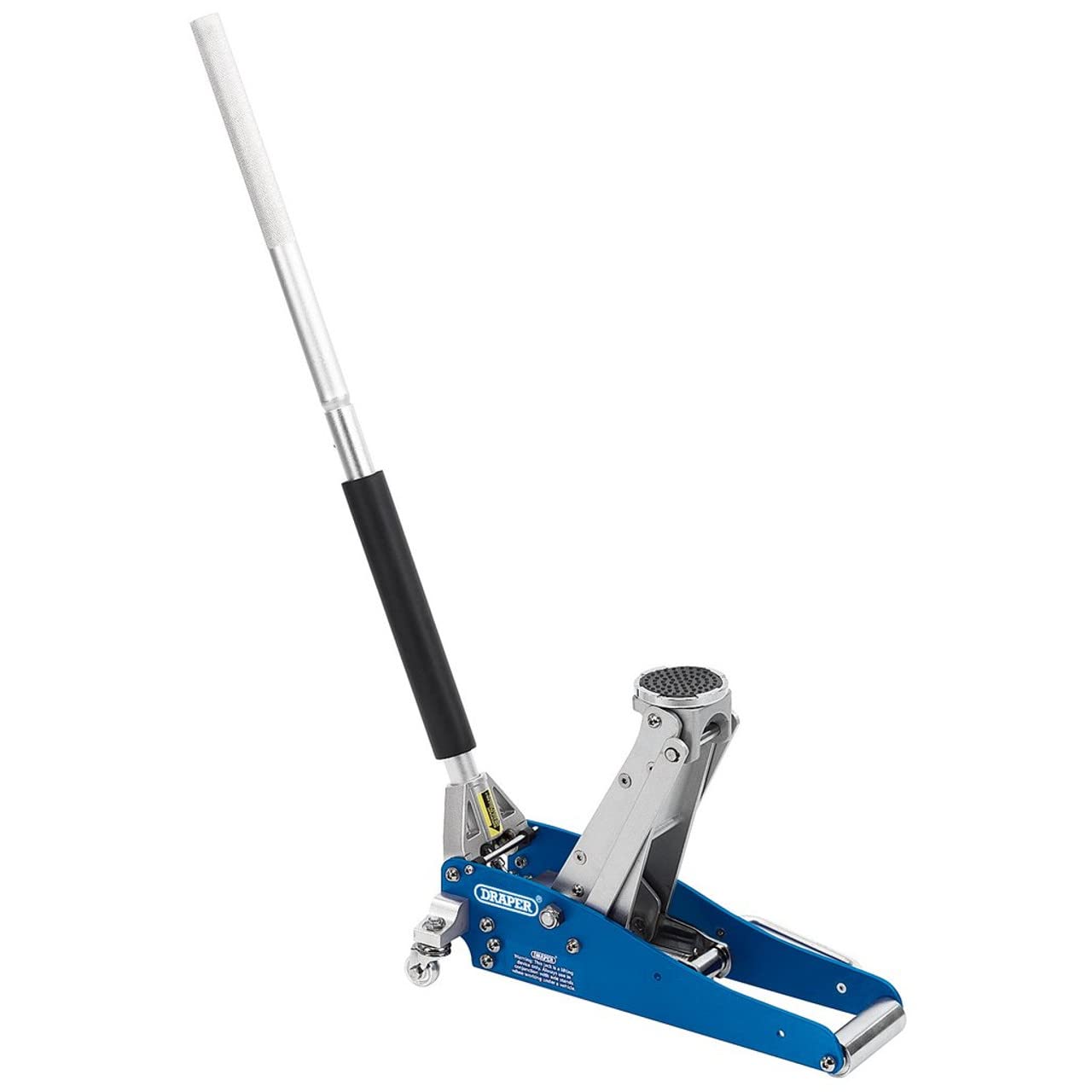 Draper 31242 Aluminium Trolley Jack, 1.25 Tonne Capacity , Blue