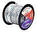 Mandala Crafts 100 Yards 6mm Holographic Silver Sequins Strips on a Roll - Flat Paillettes Trim Ribbon Sequins String Spool by The Yard for Sewing, Costumes, Crafts, Embellishments, and Decorations