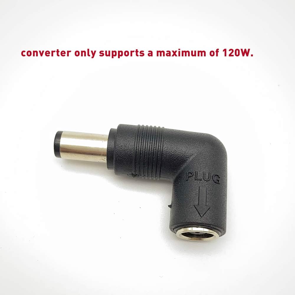 7.4 mm to 7.4 mm Right Angle 90-degree Power Adapter Connector Converter for Hp Pavilion Probook Elitebook Envy Compaq Presario Laptop AC Charger Cord - Image 4