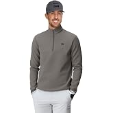 Three Sixty Six Men's Therma Quarter Zip Pullover - 1/4 Zip Sweater Golf Pullover - Moisture Wicking and Windproof
