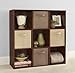 ClosetMaid 4105 Cubeicals Organizer, 9-Cube, Dark Cherry