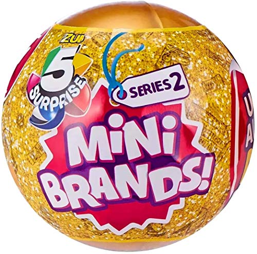 Generic 5 Surprise Mini Brands and Toy 3 Ball Bundle, Includes 1 Wave 1 Mini Brands Ball, 1 Series 2 Mini Brands Ball, and 1 Toy Mini Brand Ball