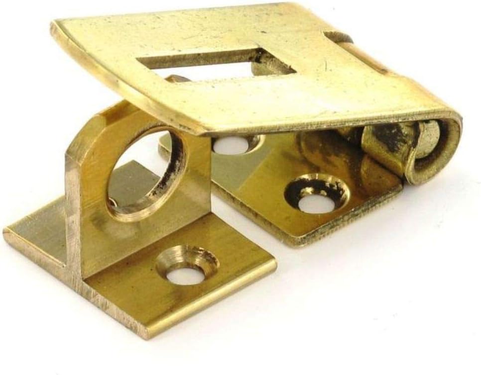 Securit Solid Brass Hasp & Staple Set 38mm Cupboard Cabinet Door Lock Fastener