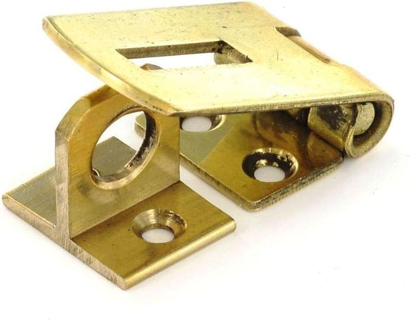 Securit Solid Brass Hasp & Staple Set 38mm Cupboard Cabinet Door Lock Fastener