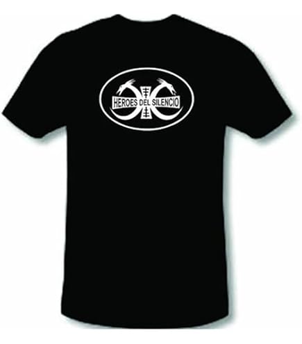 Heroes Del Silencio エロエス・デル・シレンシオ Tシャツ M Amazon.com: Heroes DEL Silencio - Rock En Español Men's T Shirt