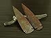 Reikiera 2 x Handmade Indian Agate Stone Spearhead 4 Inches Arrowhead