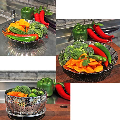 Vegetable Steamer Basket for Food Seafood Cooking