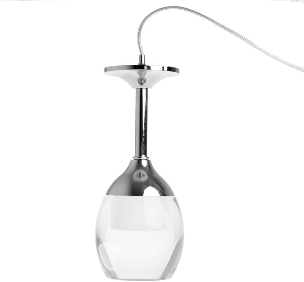 LIYUDL Modern LED Wine Glass Ceiling Light Pendant Lamp Fixture