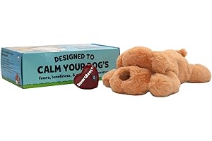 Original Snuggle Puppy Toys for Small Breeds - Heartbeat Puppy for Dogs - Pet Anxiety Relief and Calming Aid - Comfort Dog To