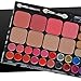 Ecvtop All-in-one Makeup Kit Professional Eye Shadow Palette Lip Gloss Blush Eyebrow Powder,72 Colors