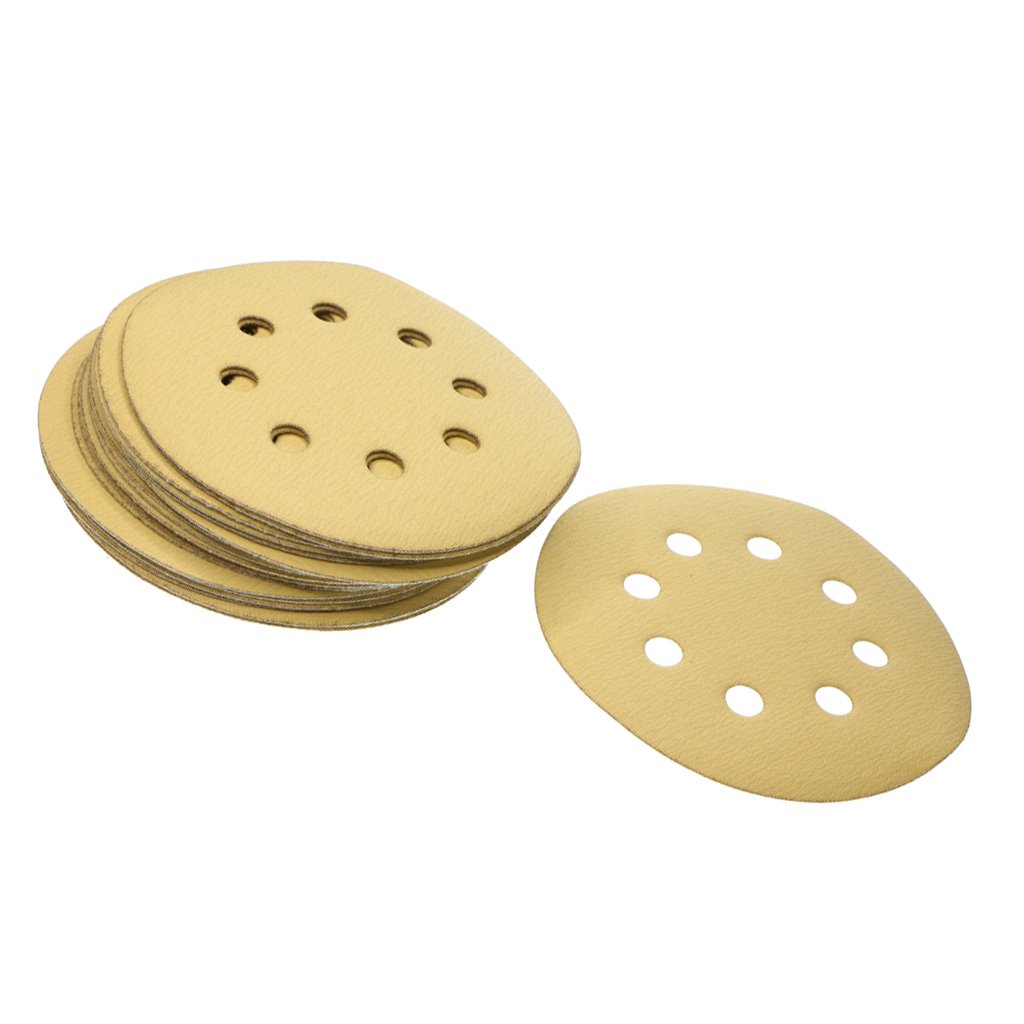 20pcs 5'' / 60 Grit Sandpaper for Orbital Sander Sanding Discs Pad Hook