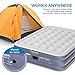 WonderSleep Classic Series Air Mattress with DreamCoil Supporting Technology & Internal High Capacity Pump, Air Bed Height 20