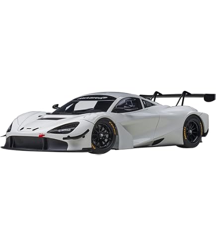 Amazon.com: Auto Art Models McLaren 720S GT3 Blanco brillante 1/18