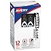 Avery Marks-A-Lot Permanent Markers, Regular Desk-Style Size, Chisel Tip, Water and Wear Resistant, 12 Black Markers (07888) primary